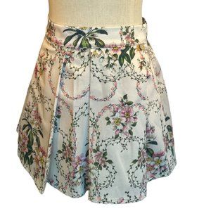 💋 4 FOR $50 / BLUGIRL FOLIES Floral Pleated Mini Skirt (Sz. 8) (EUC)